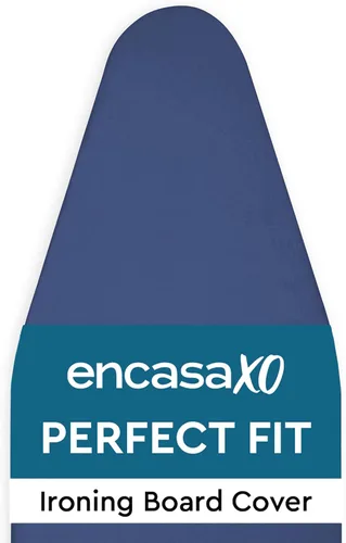 Vista 23 de Encasa XO Funda y Almohadilla para Tabla de Planchar 49"x18" - Cubierta de Fieltro de 4mm para Tabla de Planchar Ancha con Acolchado - Resistente al