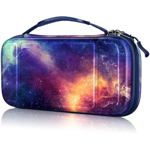 Vista 12 de FINTIE - Funda de transporte a prueba de golpes para Nintendo Switch Lite 2019 Hard Shell Protective Cover, Portable Travel Storage Bag, Game Card