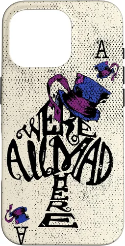 Vista 20 de iPhone 16 We're All Mad Here - Funda de Alicia en el País de las Maravillas