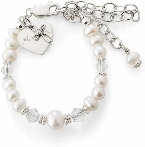 Vista 6 de Cherished Moments Baby to Bride Bracelet .925 Silver or 14K Gold-Plated plateado