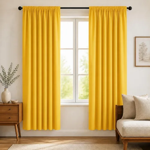 Vista 14 de Deconovo Cortinas opacas, aislamiento térmico, dobladillo para barra, reducción de ruido, certificado Oeko-TEX, cortinas de oscurecimiento