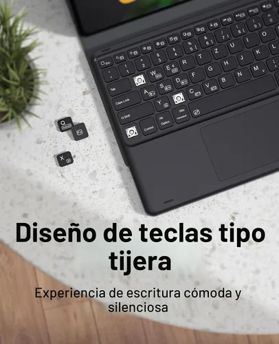 Vista 6 de GreenLaw Funda de teclado para Galaxy Tab S10/S9 Ultra de 14.6 pulgadas Negro