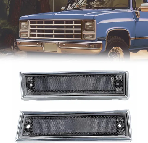 Vista 11 de KUAFU Luz de marcador lateral de guardabarros delantero compatible con Chevy/GMC C/K Series 1981-1991/Suburban/Blazer/Jimmy Reemplazo para GM2551107