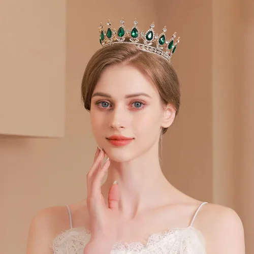 Vista 5 de Kamirola - Coronas para mujer con coronas y tiaras TR12