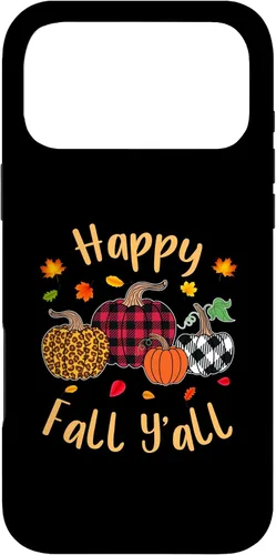 Vista 22 de Happy Fall Y'all Leopard Pumpkin Autumn Season Women Girls Case for iPhone 17