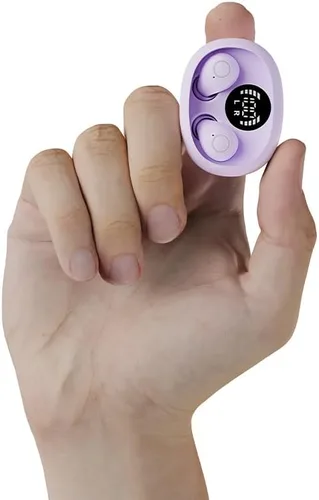 Vista 8 de Pequeños auriculares invisibles para dormir, inalámbricos más pequeños, Bluetooth, de perfil bajo, microdiminutos y discretos, con micrófono