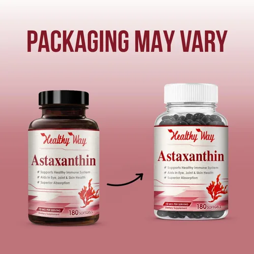 Vista 2 de Suplemento de astaxantina de fácil absorción, 10 mg de astaxantina de Haematococcus Pluvialis Microalgas frescas para apoyo a la salud de la piel