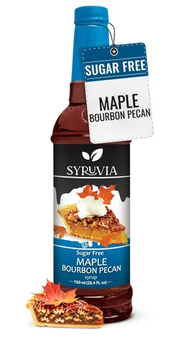 Vista 73 de Jarabe de café sin azúcar Syruvia, jarabe con sabor a caramelo para bebidas, lattes y postres – 25.4 fl oz