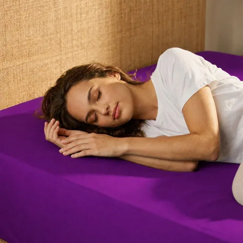 Vista 92 de Sábana bajera ajustable de lujo suave de 600 hilos, 100% algodón egipcio, sábana bajera ajustable individual con elástico alrededor, se adapta a