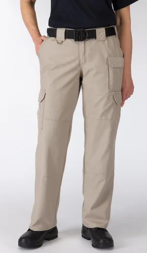 Vista 2 de 5.11 Tactical - Pantalones militares de trabajo para mujer, lona de algodón, cintura autoajustable, estilo 64358