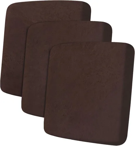 Vista 119 de ANARACHON Fundas de cojín de sofá con aspecto de cuero, juego de fundas de asiento de sofá, protector de muebles para sillón seccional, sofá biplaza