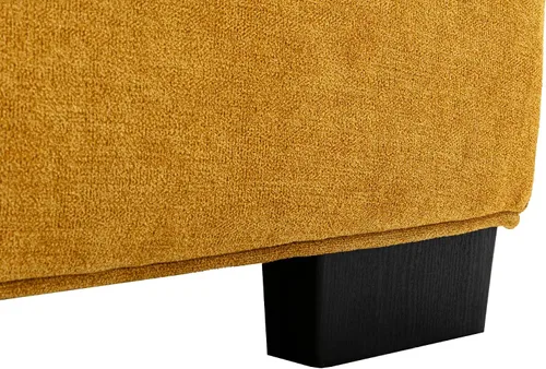 Vista 6 de Sofá modular moderno de 30.41 pulgadas, sofá individual cuadrado modular con dos cojines de respaldo extraíbles, sofá pequeño de tofu