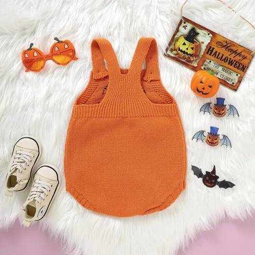 Vista 4 de Mameluco Kint para bebé niña, trajes de otoño para recién nacido, overol de una sola pieza, suéter de punto, ropa de invierno