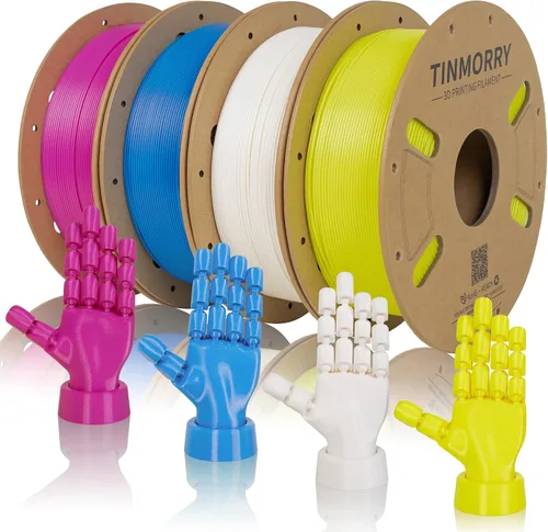 Vista 13 de TINMORRY - Filamento PETG CF de 1.75 mm para impresora 3D, compatible con Bambu LAB, Creality K1C, QIDI MAX3, FLASHFORGE Adventurer 5M, Prusa MK4