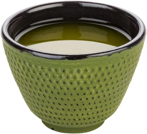 Vista 12 de Restaurantware -Platillos de 3.75 pulgadas para tazas de té, 2 platillos redondos para tazas de té japonesas tradicionales - Diseño de hoño, no se