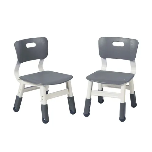 Vista 11 de ECR4Kids Silla ajustable para aula, asientos flexibles, color azul, paquete de 2