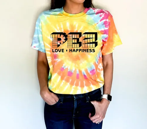 Vista 2 de SWEET MEMORIES VINTAGE TEES Camiseta estampada Tie-Dye PEZ®, unisex