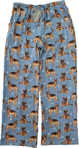 Vista 3 de E S Imports - Pantalones de descanso para perro de pastor alemán para mujer pantalones de pijama para perro