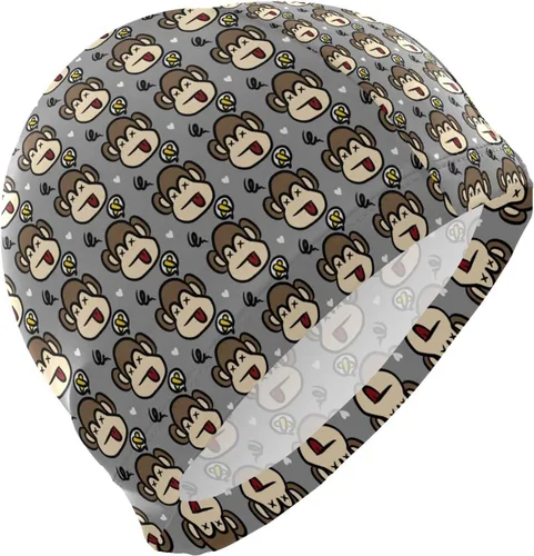 Vista 7 de Gorra de natación unisex para adultos, diseño divertido creativo de poliéster