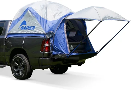 Vista 2 de Tienda para camioneta Sportz, color azul y gris