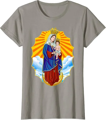Vista 58 de Chinita Chiquinquira Venezuela Maracaibo Virgen Chiquinquira Chinita Zulia Camiseta negra