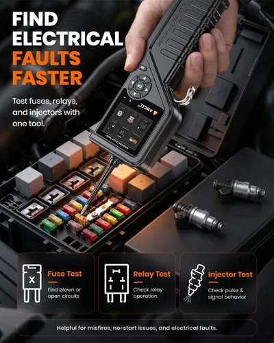 Vista 6 de PB600 Sonda de circuito de alimentación automotriz, buscador eléctrico Negro azabache