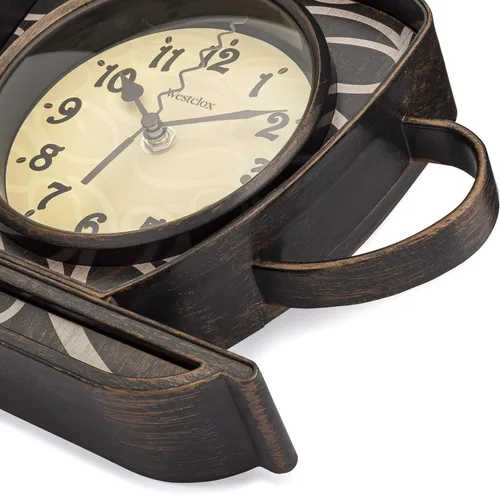 Vista 2 de Westclox 32038 Coffee Time reloj de pared 3D, Metal