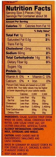 Vista 3 de Werthers Rollo de caramelos originales -1.8 oz, 12 por caja