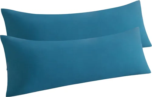 Vista 56 de NTBAY Juego de 2 fundas de almohada estándar, paquete de 2 fundas de almohada de microfibra cepillada de 20x26, suaves, resistentes a las arrugas, a