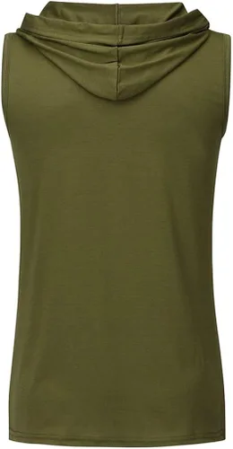 Vista 6 de Camisetas sin mangas para hombre, para entrenamiento, sin mangas, para gimnasio, entrenamiento, fisicoculturismo, corte muscular, camisetas