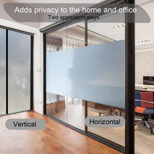 Vista 4 de Película de privacidad para ventana, calcomanía decorativa translúcida 3D para ventana, cubierta de ventana estática para bloqueo solar, sin