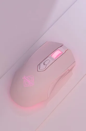 Vista 2 de AJ52PRO Watcher 2.4G inalámbrico Bluetooth 5.0mouse para juegos con cable, 10000 DPI, 7 botones programables, ergonómico LED retroiluminado, USB