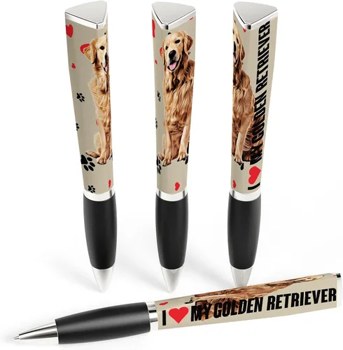 Vista 8 de ANINKABOVE I Love my Aussie Dog - Bolígrafo de punta media, tinta negra, escritura suave, recargable, el mejor regalo para todas las ocasiones