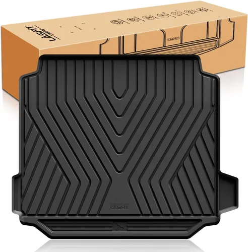 Vista 15 de LASFIT - Tapetes de suelo y maletero de auto, ajuste personalizado, de TPE, para todo tipo de clima, impermeable, juego completo, negros