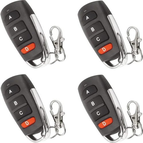 Vista 9 de Control remoto universal para puerta de garaje, control remoto de 433.92 Mhz para puerta, control remoto, llavero de control remoto, puerta de 2