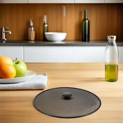 Vista 5 de Stainless Steel Splatter Screen 2pcs 29cm 25cm