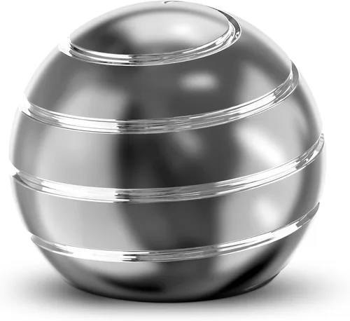 Vista 8 de Kryfa - Juguete cinético de escritorio de 1.54 pulgadas, regalo para adultos con TDAH y alivio del estrés, color negro Juguetes de escritorio