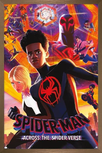 Vista 12 de Trends International Marvel Spider-Man: Across The Spider-Verse - Póster de pared de hoja del grupo uno, 22.4 pulgadas de largo x 14.7 pulgadas