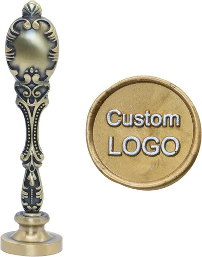Vista 6 de SWANGSA Sello de cera personalizado, sello de cera personalizado, imagen/logotipo personalizado para manualidades, sobres, envoltura de regalo