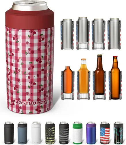 Vista 36 de Frost Buddy Enfriador de latas universal, aislante de latas de acero Blanco (Allwhite)