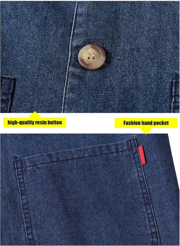 Vista 4 de HangNiFang - Chaleco casual con cuello en V para hombre