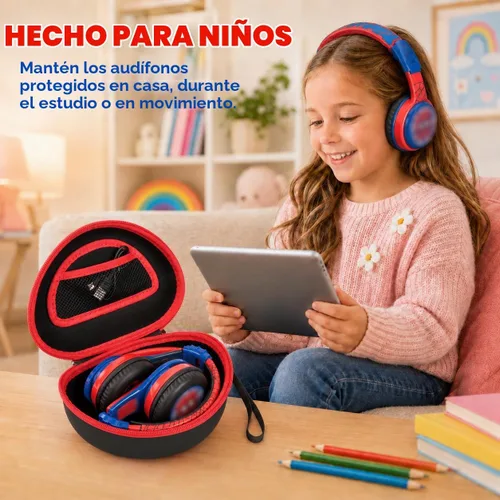 Vista 8 de ANKHOH Funda de auriculares para niños eKids, para auriculares Beats Solo4, color negro