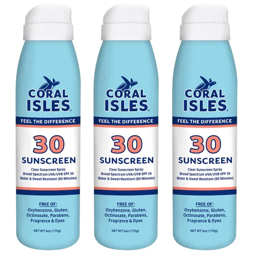 Vista 8 de Coral Isles SPF 30 - Spray Reef de amplio espectro, 6 onzas líquidas, paquete de 2