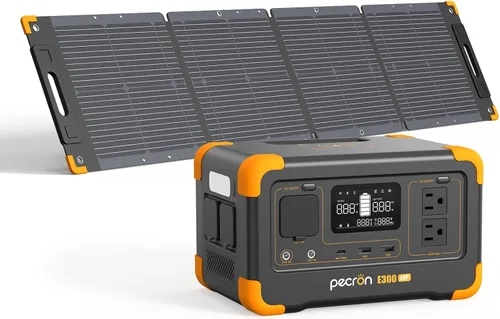 Vista 11 de Estación de energía portátil PECRON E300LFP, 288Wh/600W generador solar