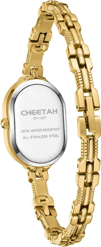 Vista 5 de CHEETAH Women's Gold Dainty Bangle Watch Small Vintage Bracelet, Easy Read Numeral Dial Waterproof