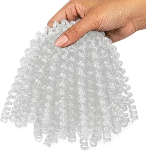 Vista 9 de Hygloss Cabello Rizado de Muñeca de 16 oz para Manualidades Surtido - Cabello Sintético Premium para Hacer Muñecas, Marionetas y Proyectos de Artes