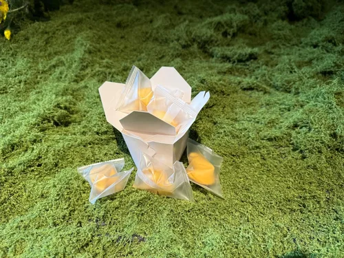 Vista 8 de Paquete de 50 cajas de papel blanco chino de 16 onzas, contenedor plegable de fideos para llevar alimentos
