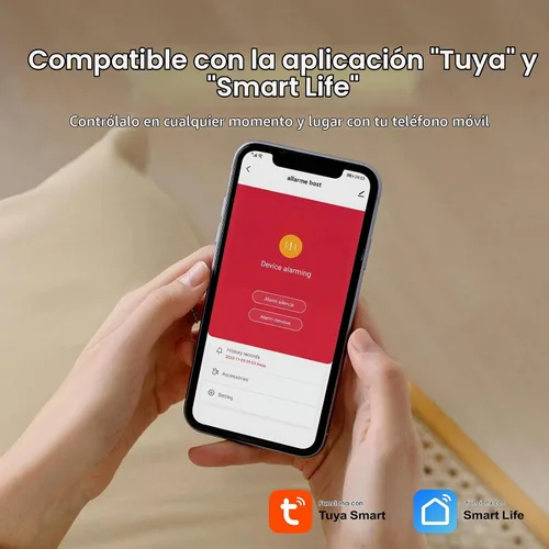 Vista 5 de Sistema de alarma PGST para seguridad del hogar, sistema de seguridad inteligente para el hogar, kit de 12 piezas