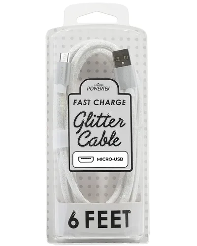 Vista 10 de Liquipel Powertek - Cable de carga micro USB para teléfonos celulares y dispositivos electrónicos, 6 pies (negro)