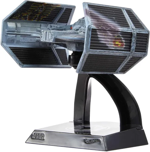 Vista 5 de Hot Wheels Star Wars Starships Select Premium Diecast Darth Vader TIE Advanced Battle Damage Variante
